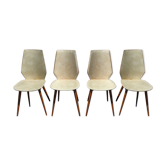 Set de 4 chaises Baumann simili-cuir