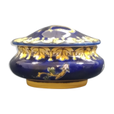 Empty Gien earthenware pocket decorated with chimera decoration