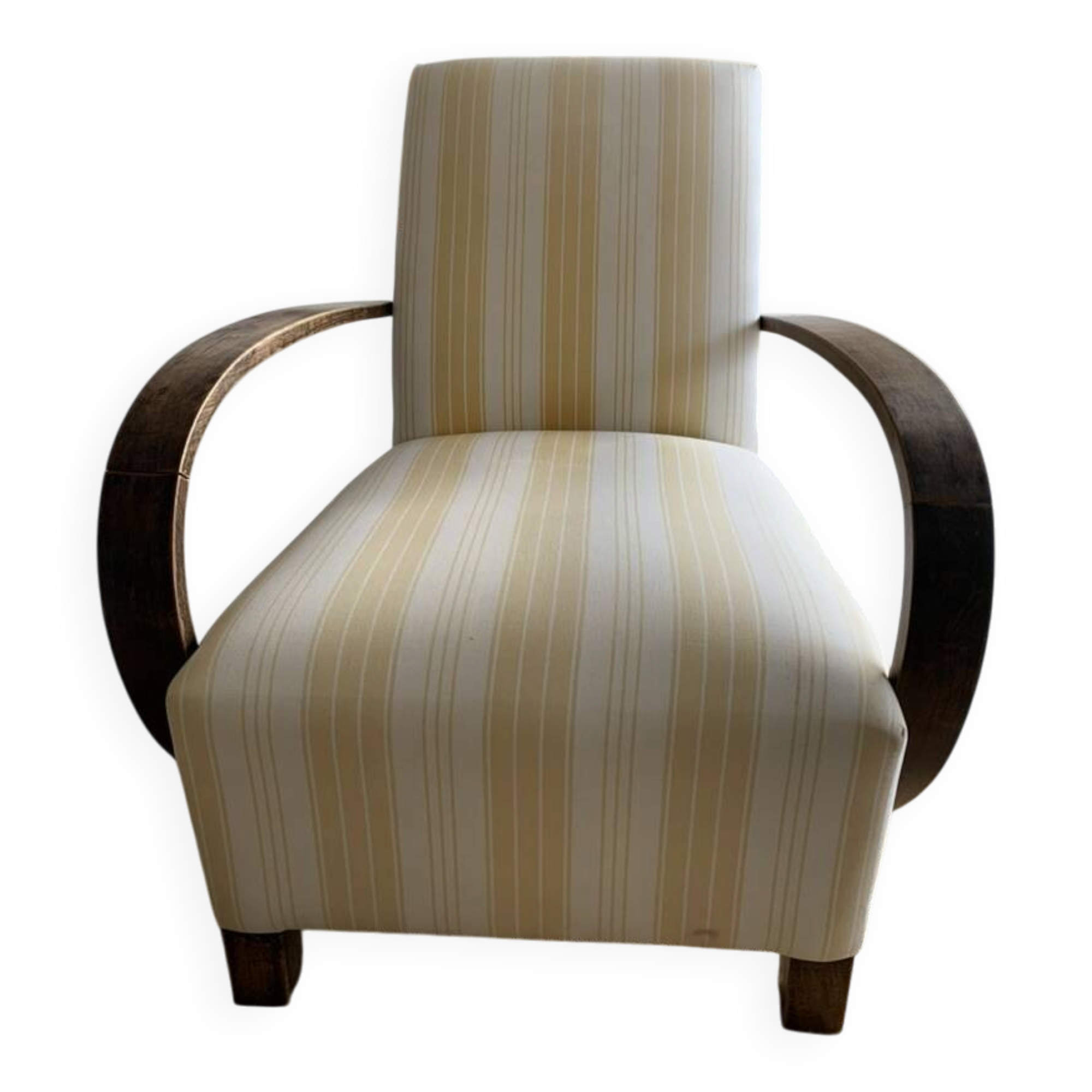 fauteuil vintage rénové par professionnel