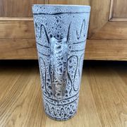 Ceramic pitcher Jean Austruy gray black and white
