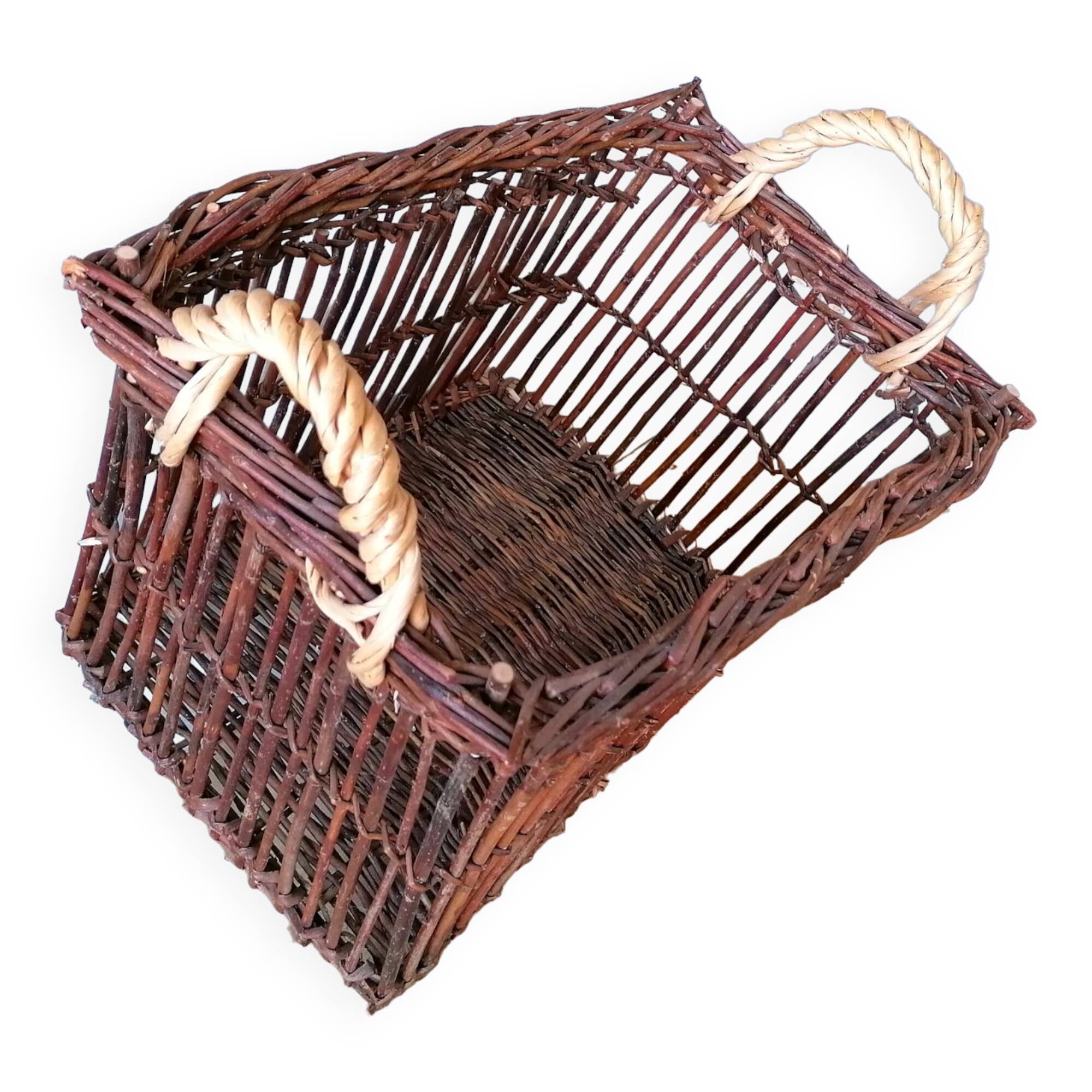 Wicker basket, rattan