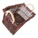 Panier en osier rotin