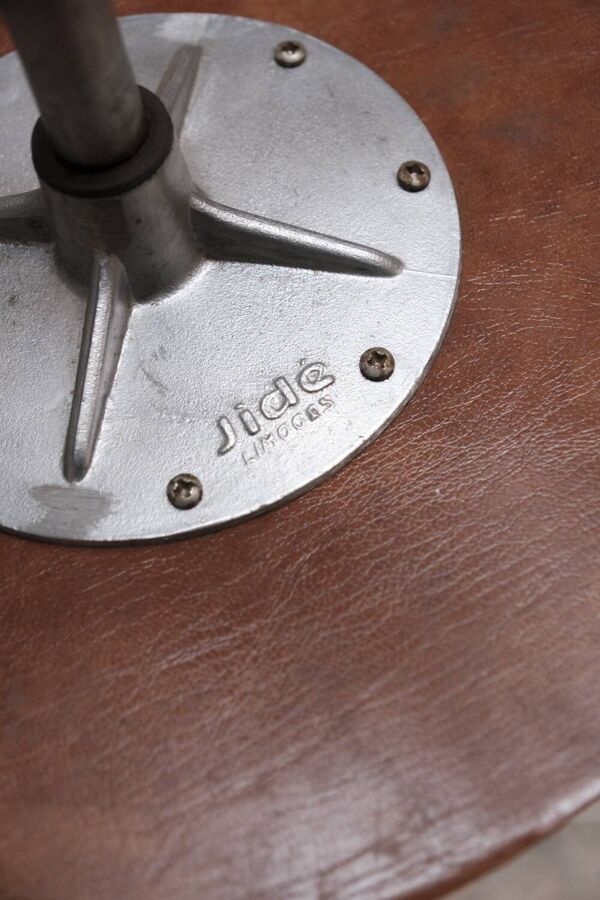 Tabouret d’atelier vintage Jidé – Limoges