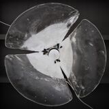 Vintage Mid-Century glass hanging lamp by J. T. Kalmar, 1960