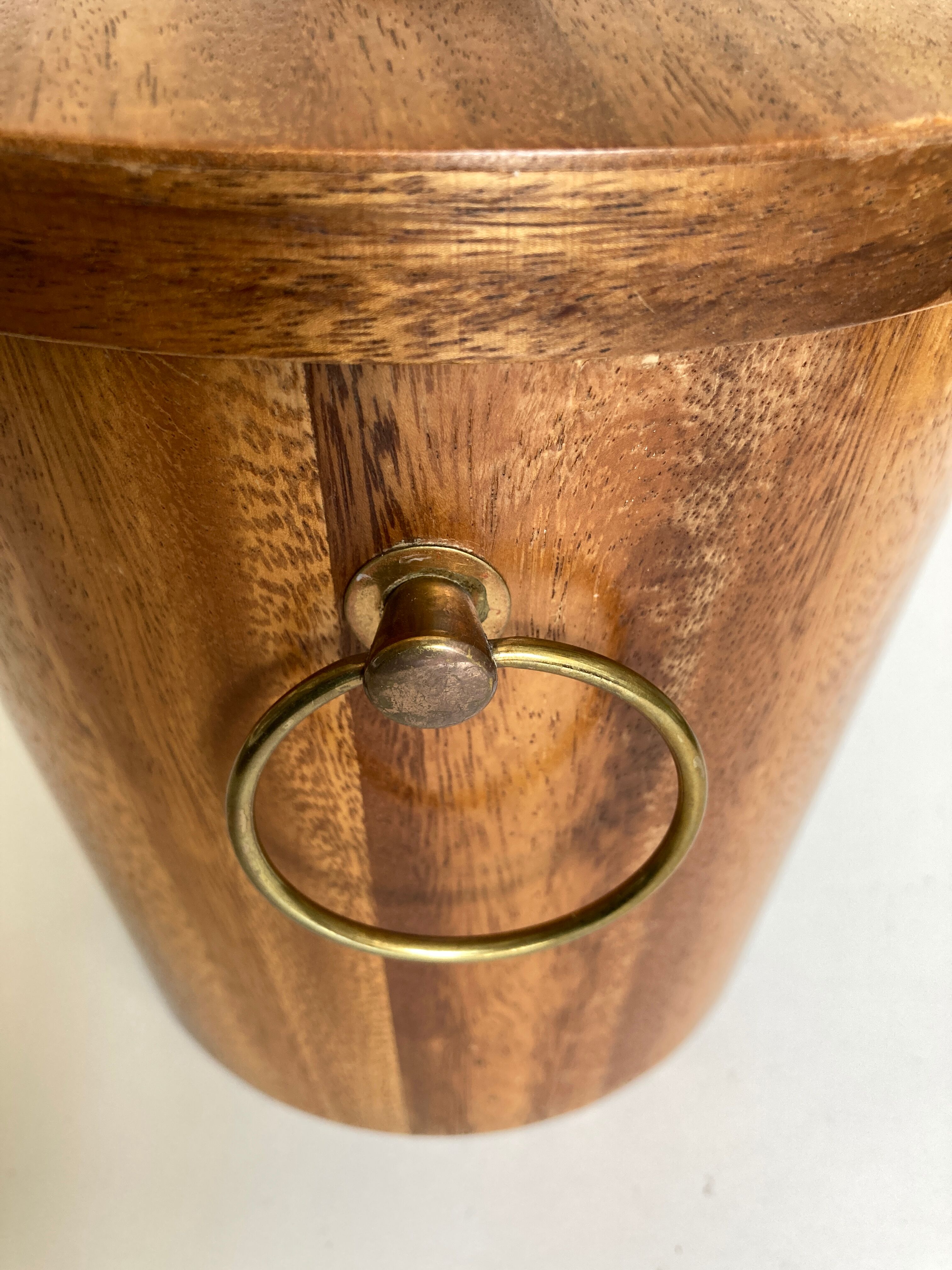 1960 Scandinavian teak champagne bucket