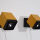 Pair of wall lamps 1970