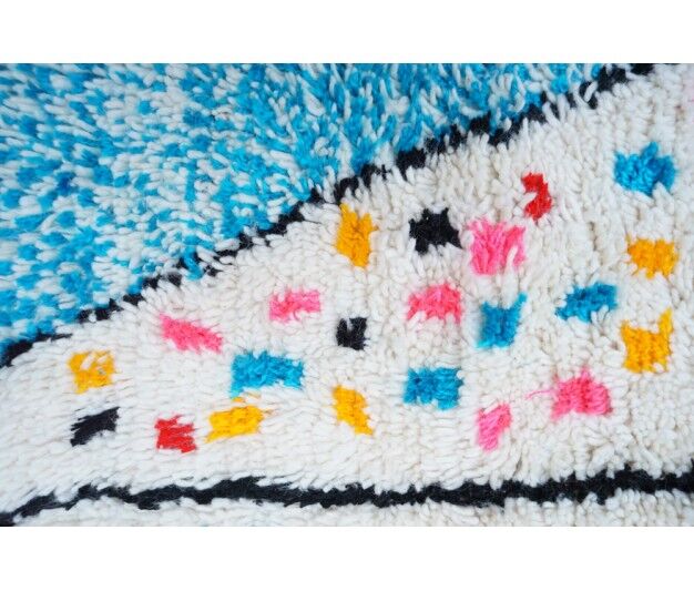 Colorful Berber carpet 242x144cm