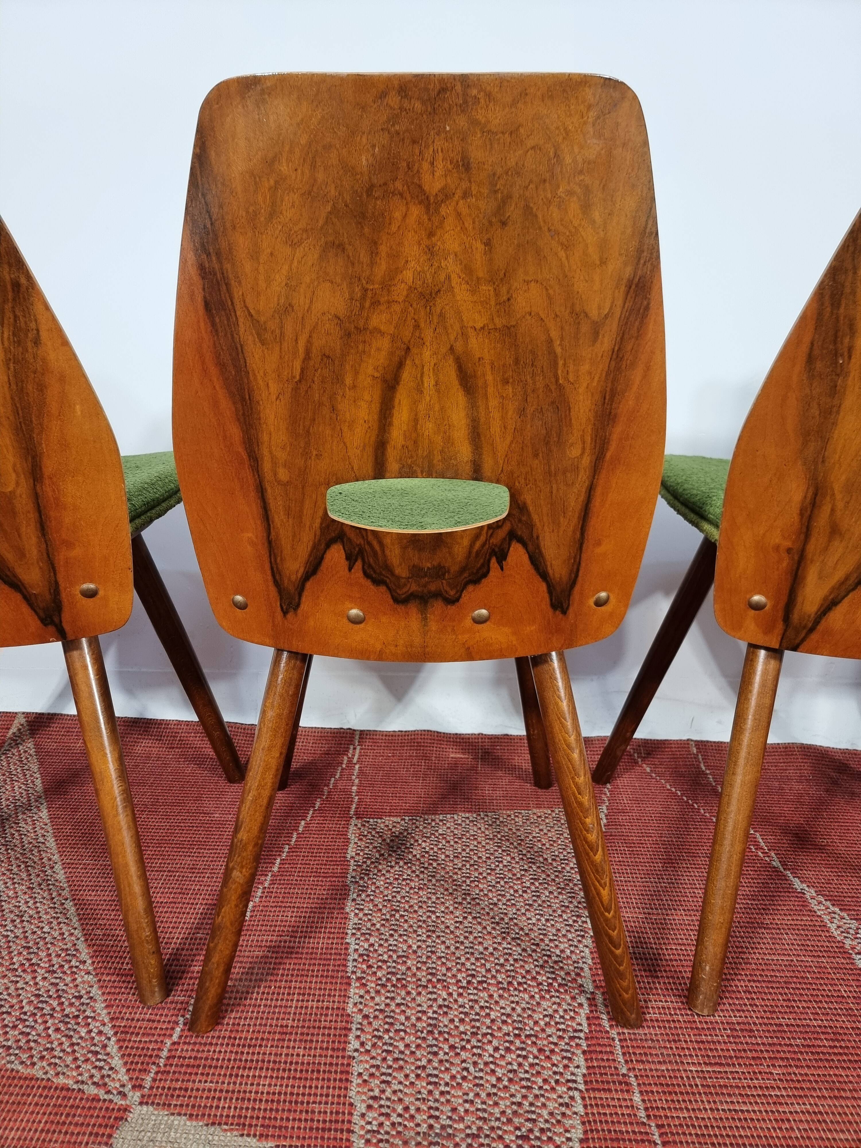 Vintage Dining Chairs 1970s, Set of 4