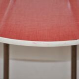 Red formica chair