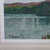 Table P. Sonneville "holidays at the lake"