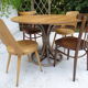 Table ronde piétement tulipe