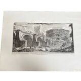 Reproduction of an engraving signed Piranesi F.