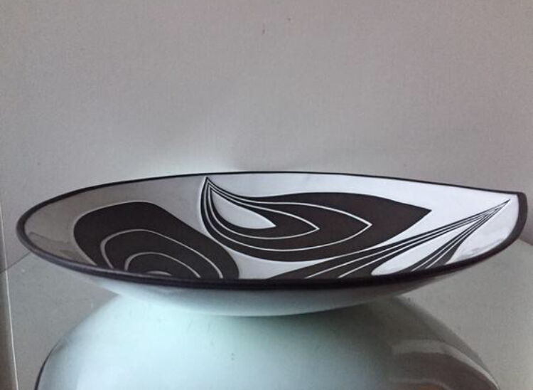 Ceramic plate by Schollert Denmark