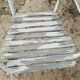 Ensemble d'assises  de jardin 4 fauteuils et 1 chaise - en bois