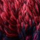 Mid-century Modern Bordeaux Red Rya Rug by Gull-Britt Johansson for NIAB, Sweden