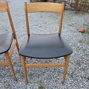 4 chaises scandinave en hêtre des années 60