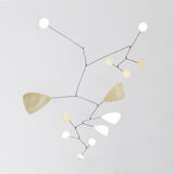 Modernist brass mobile 100x95cm