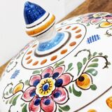 Vintage polychrome box'70 made of Delft ceramic. In perfect condition.
