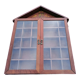 Vitrine pour miniature style chalet en bois vintage mural