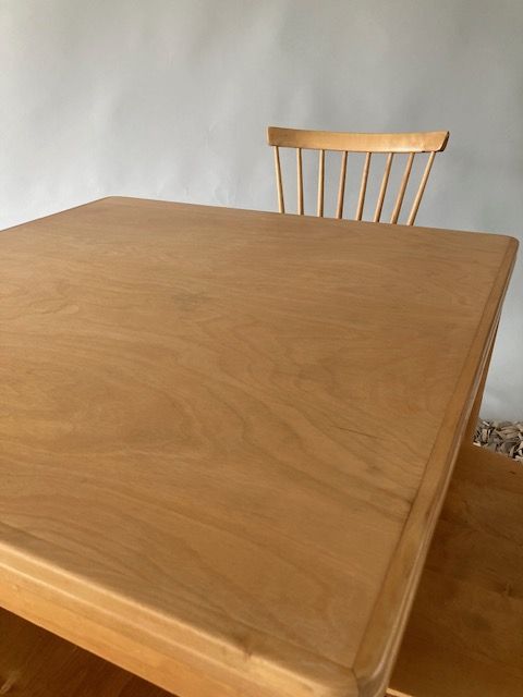 Dutch-1960s-dining-table and four chairs