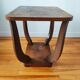 Art Deco wooden side table, circa 1940