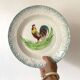 St Amand hollow dish with rooster decoration