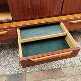 High sideboard in teak edited by Samcom for Johannes ANDERSEN