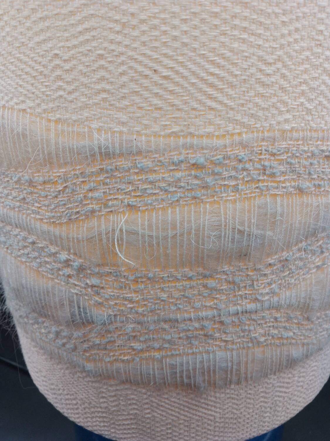 Sandstone and ash enamel lamp by Mireille and Noël Dailler Blanot circa 1970