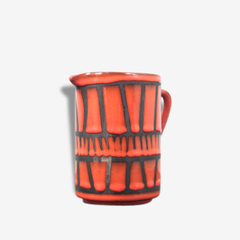 Small pitcher Ceramic - ceramic Capron - red pitcher (Vallauris)