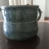 stoneware carafe with ice cube container