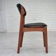 1960s, Danish design by Erik Buch, model 49, pair of chairs, teak wood.
