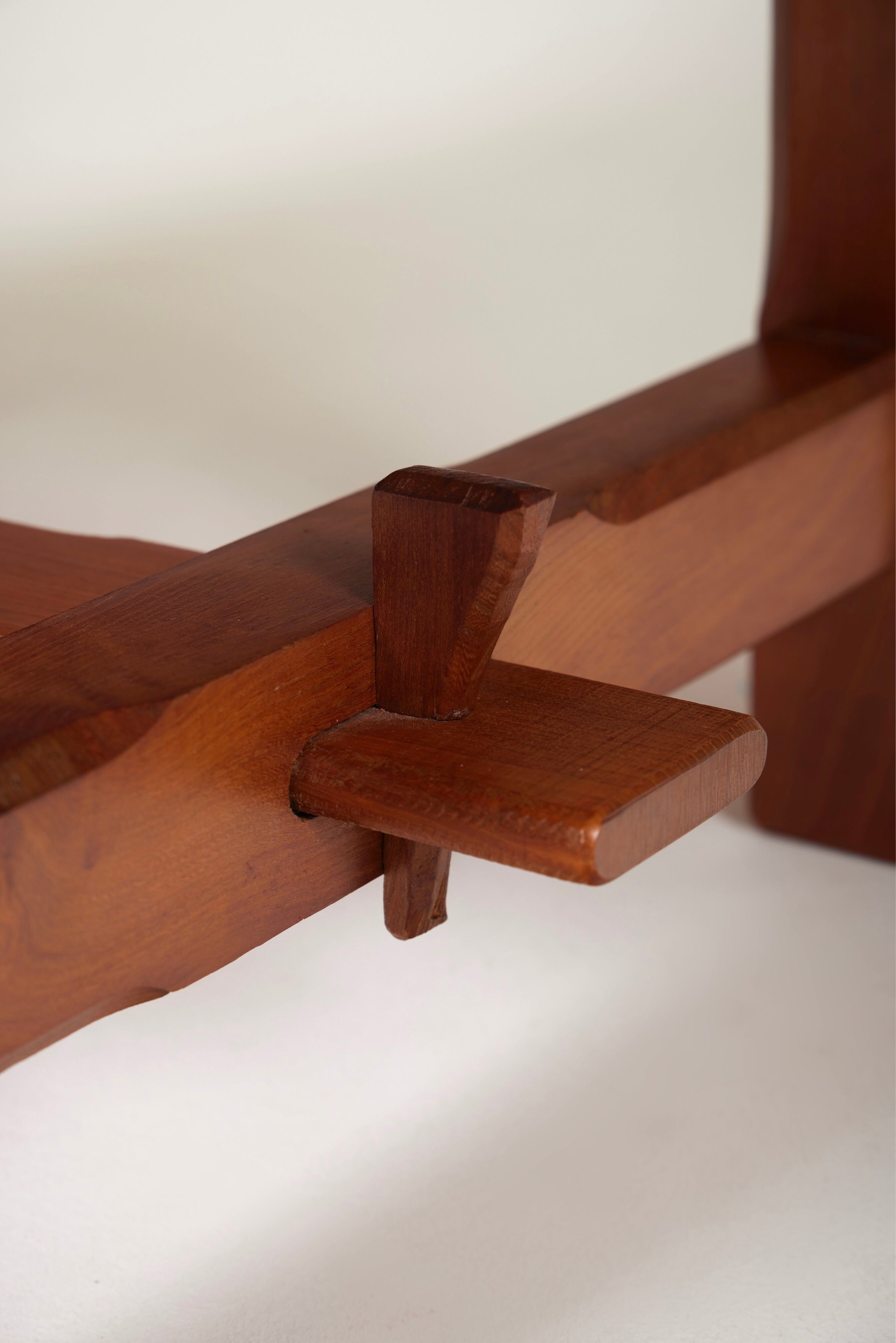 Solid wood coffee table, 1960s