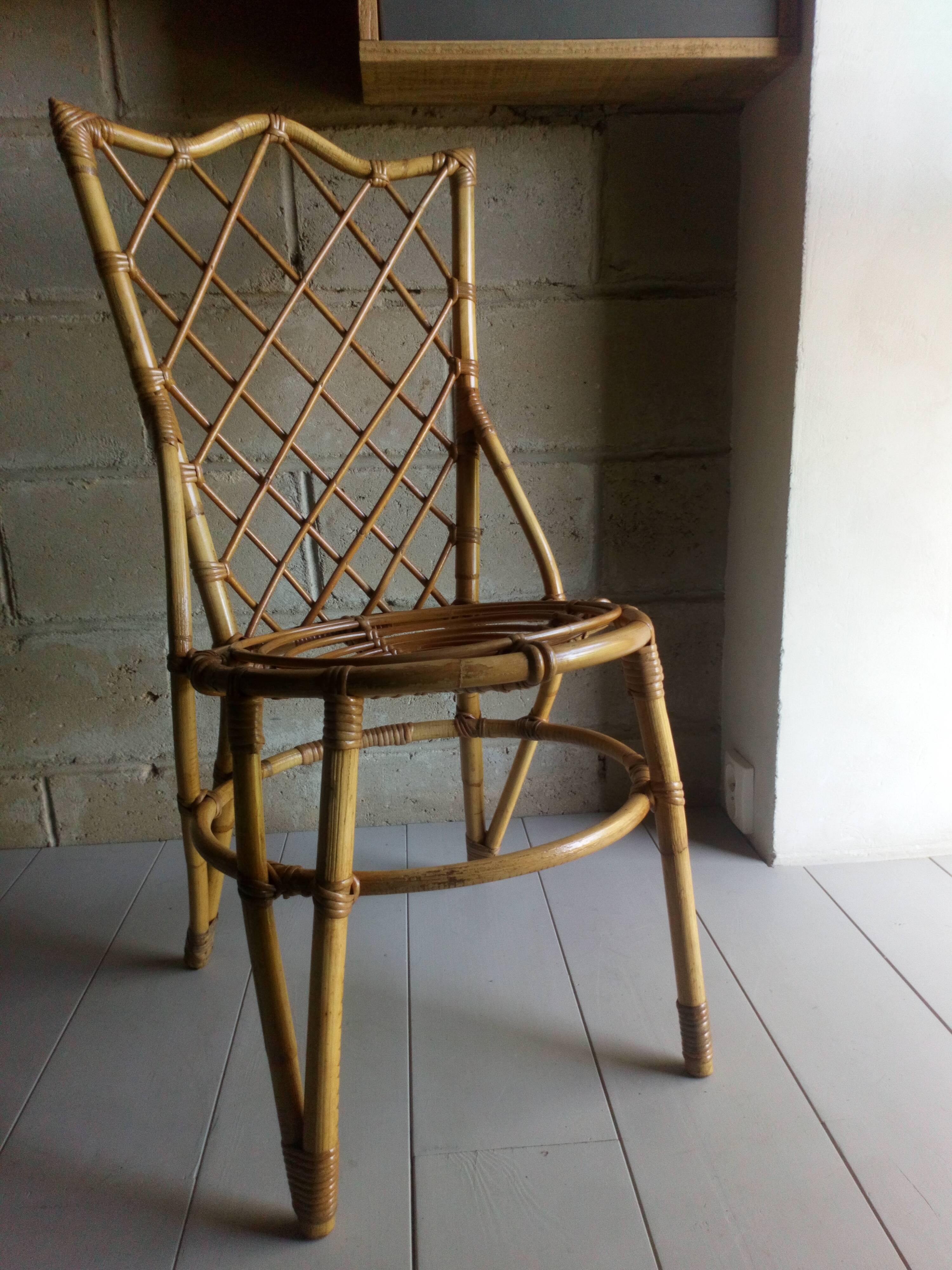1950 rattan chair