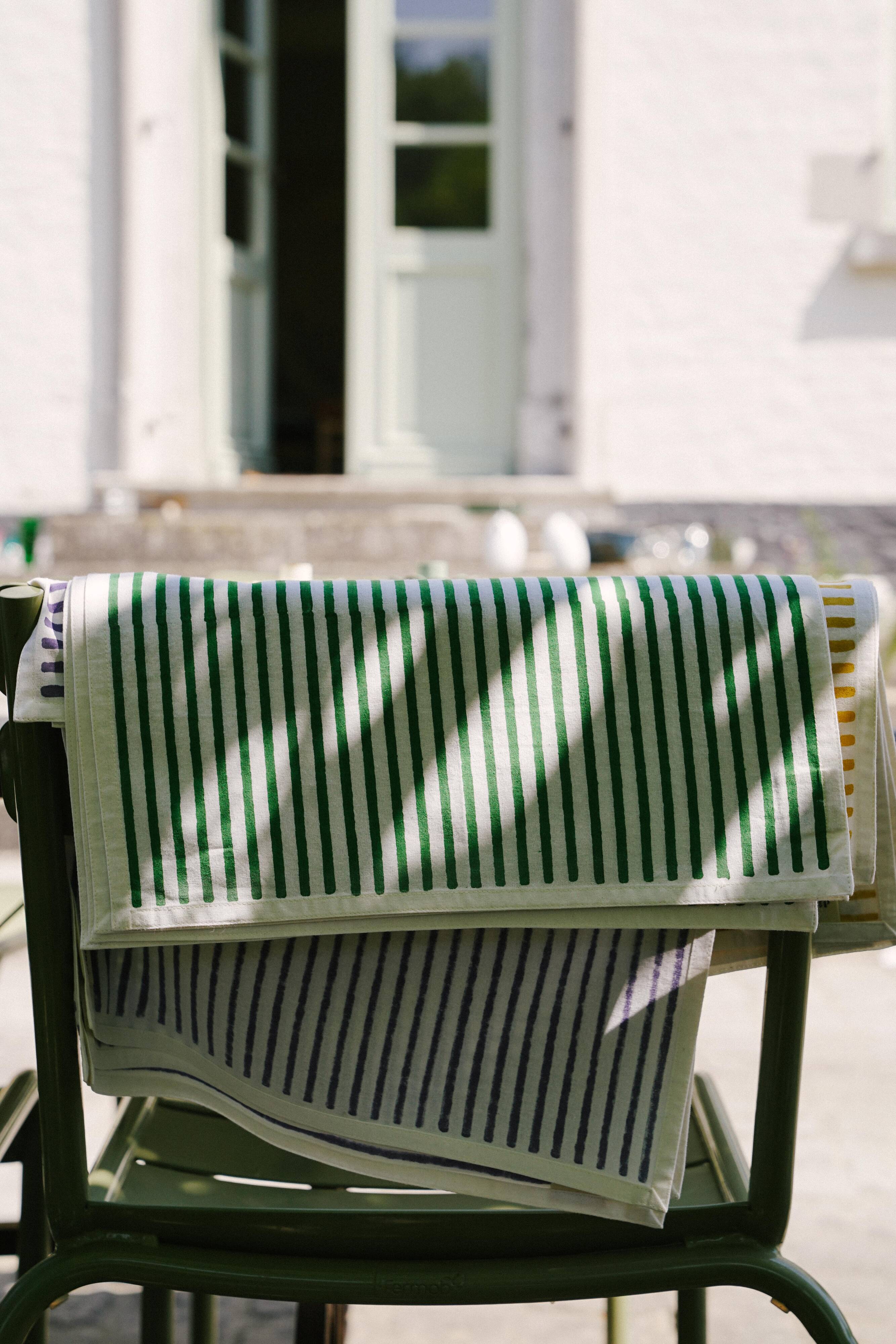 2 Klimt 2 Green napkins