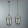Old iron and glass lanterns, Italy, early 20th century.