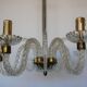 Lustre vintage en verre
