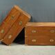 Marine commode in solid mahogany, India – 20th century