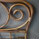 Vintage rattan headboard