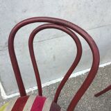 Set de 4 chaises bistrot viennoise bois courbé