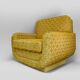 Design Armchair - lacquer and fabric