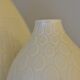 Set of two Nils Thorsson Yellow Faience Marselis Vase Aluminia Royal Copenhagen