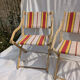 Fauteuils jardin vintage