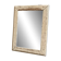 Miroir rectangulaire en bois beige 42 x 31 cm