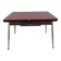 Table Formica jpp couleur lie de vin