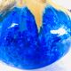 Vase Boule Gilbert Méténier blue Gannat