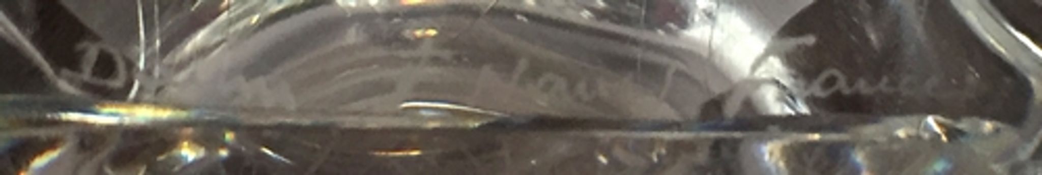Ashtray Daum cross of Lorraine Nancy France