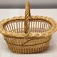Lot of 2 old wicker baskets
