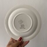 Set of 11 vintage dessert plates - Monaco red model by Salins
