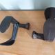 Industrial style bookends shoe shape