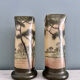 Pair of Legras 1900 enamelled glass vases